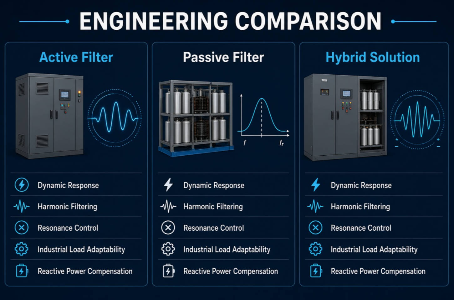 Active And Passive Harmonic Filter Comparison Active And Passive Harmonic Filter Comparison