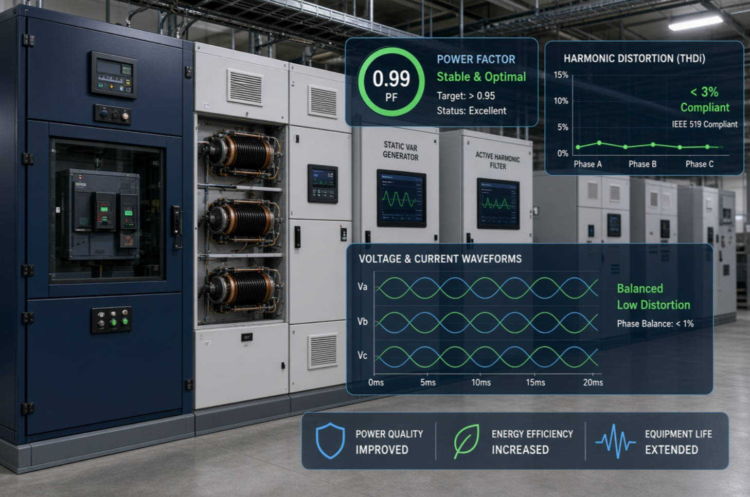 Industrial Harmonic Control And Reactive Power Compensation Industrial Harmonic Control And Reactive Power Compensation