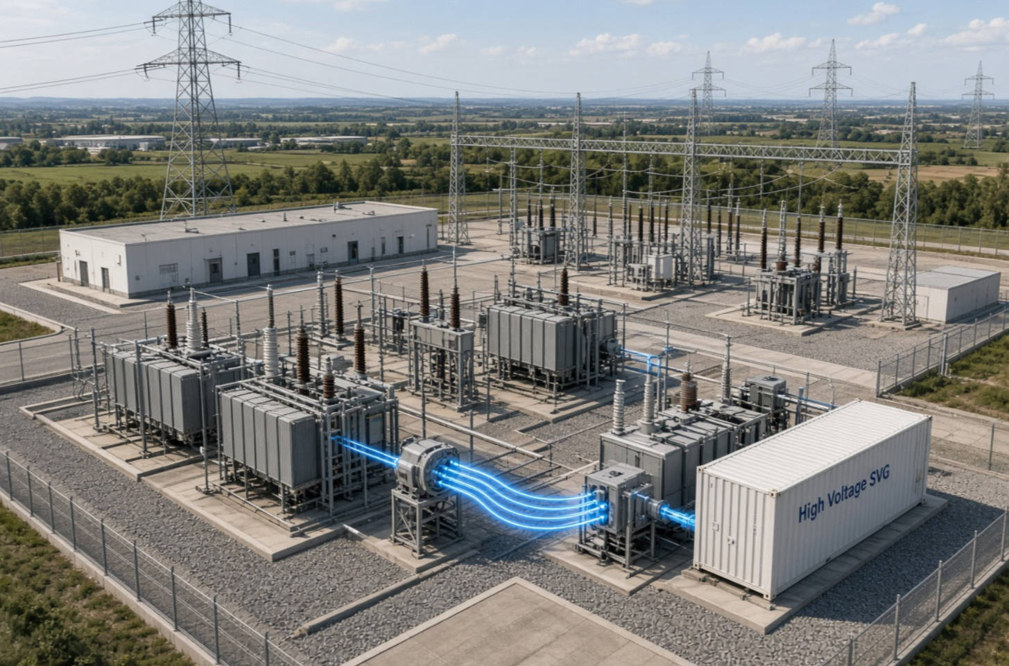 High Voltage SVG Utility Substation High Voltage SVG Utility Substation