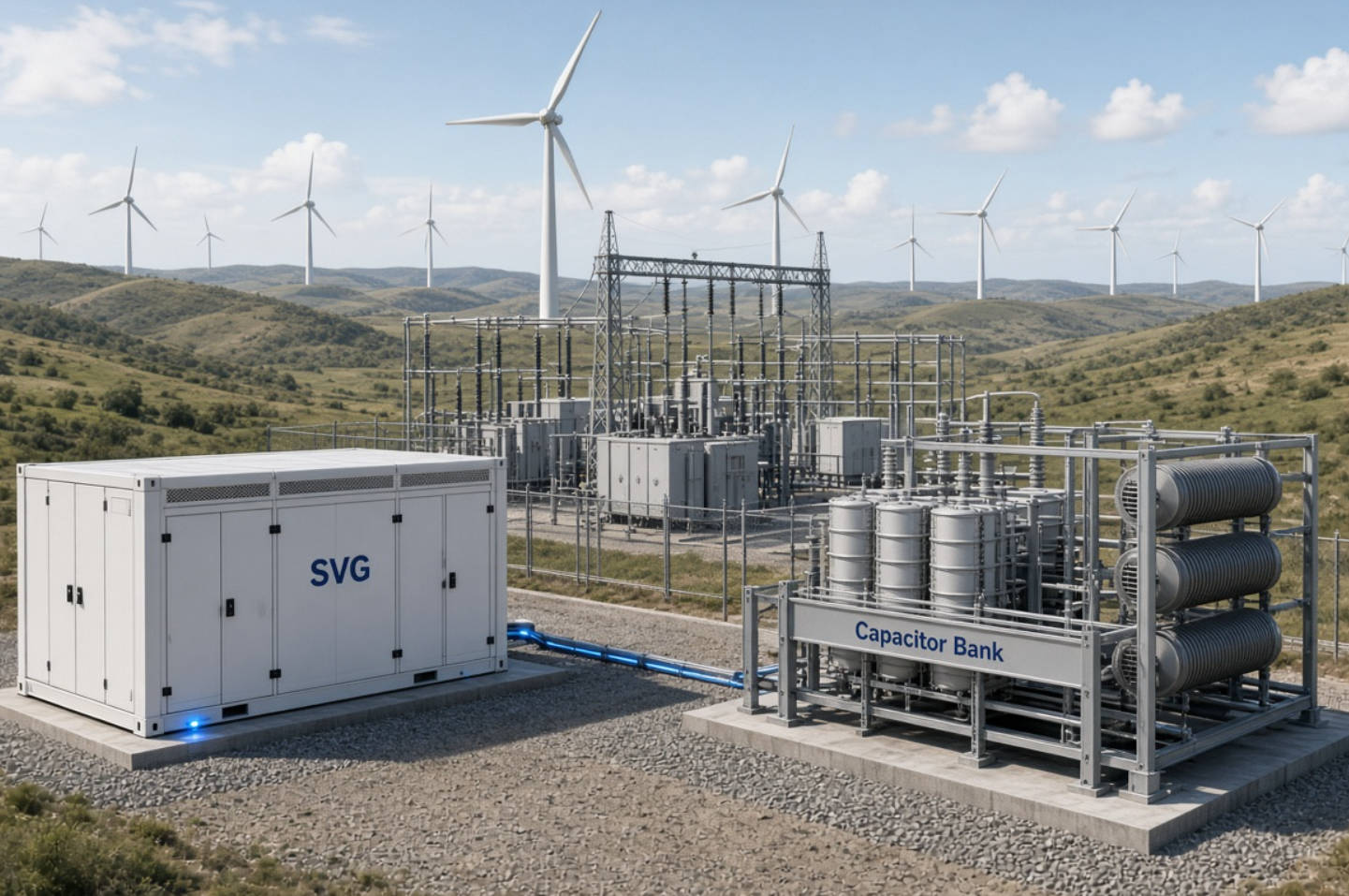 SVG And Capacitor Bank For Wind Farms SVG And Capacitor Bank For Wind Farms