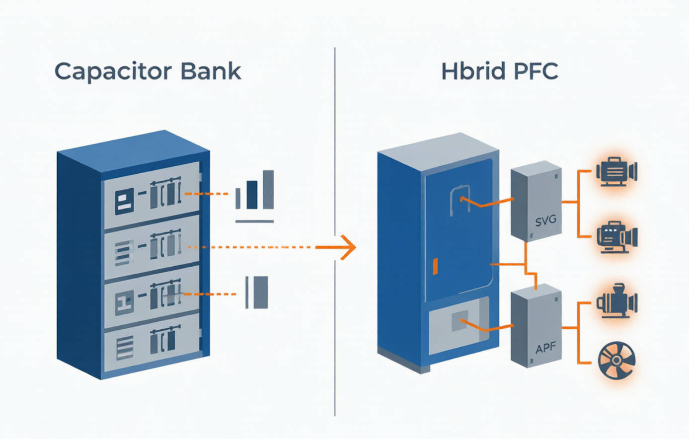 Capacitor Bank And Hybrid PFC Comparison1 Capacitor Bank And Hybrid PFC Comparison1