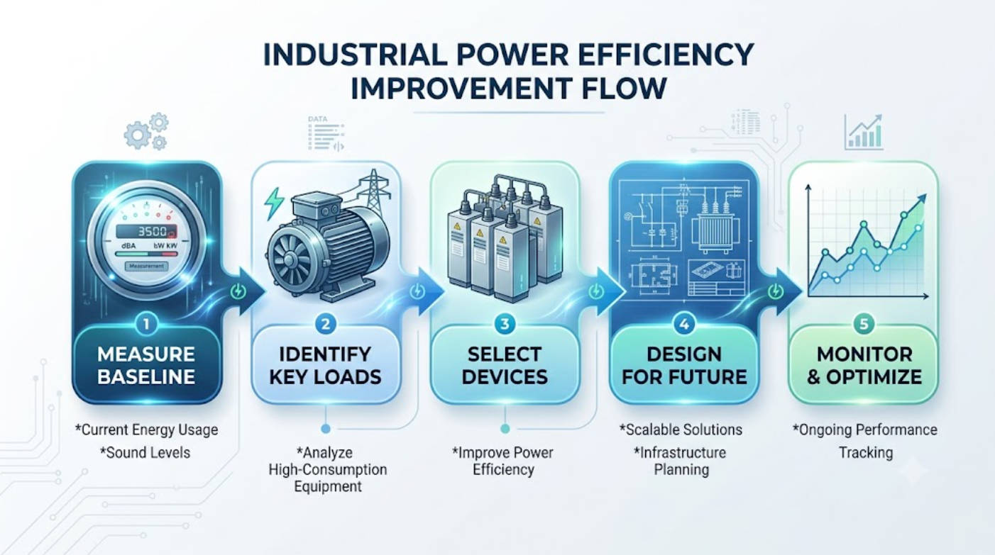 Power Quality Improvement Process Flowchart Power Quality Improvement Process Flowchart