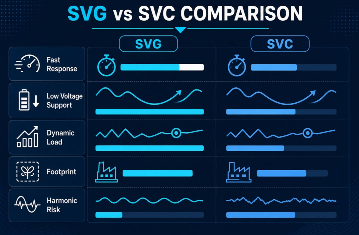 SVG Vs SVC Performance Comparison Chart SVG Vs SVC Performance Comparison Chart