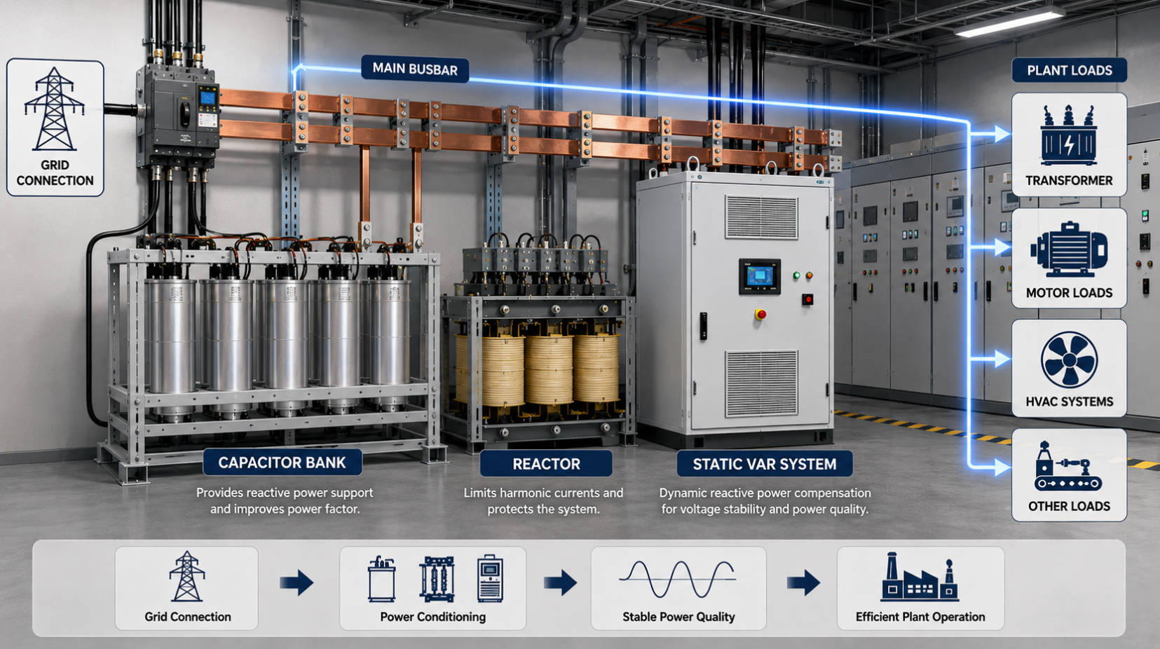 Industrial Reactive Power Equipment Layout Industrial Reactive Power Equipment Layout