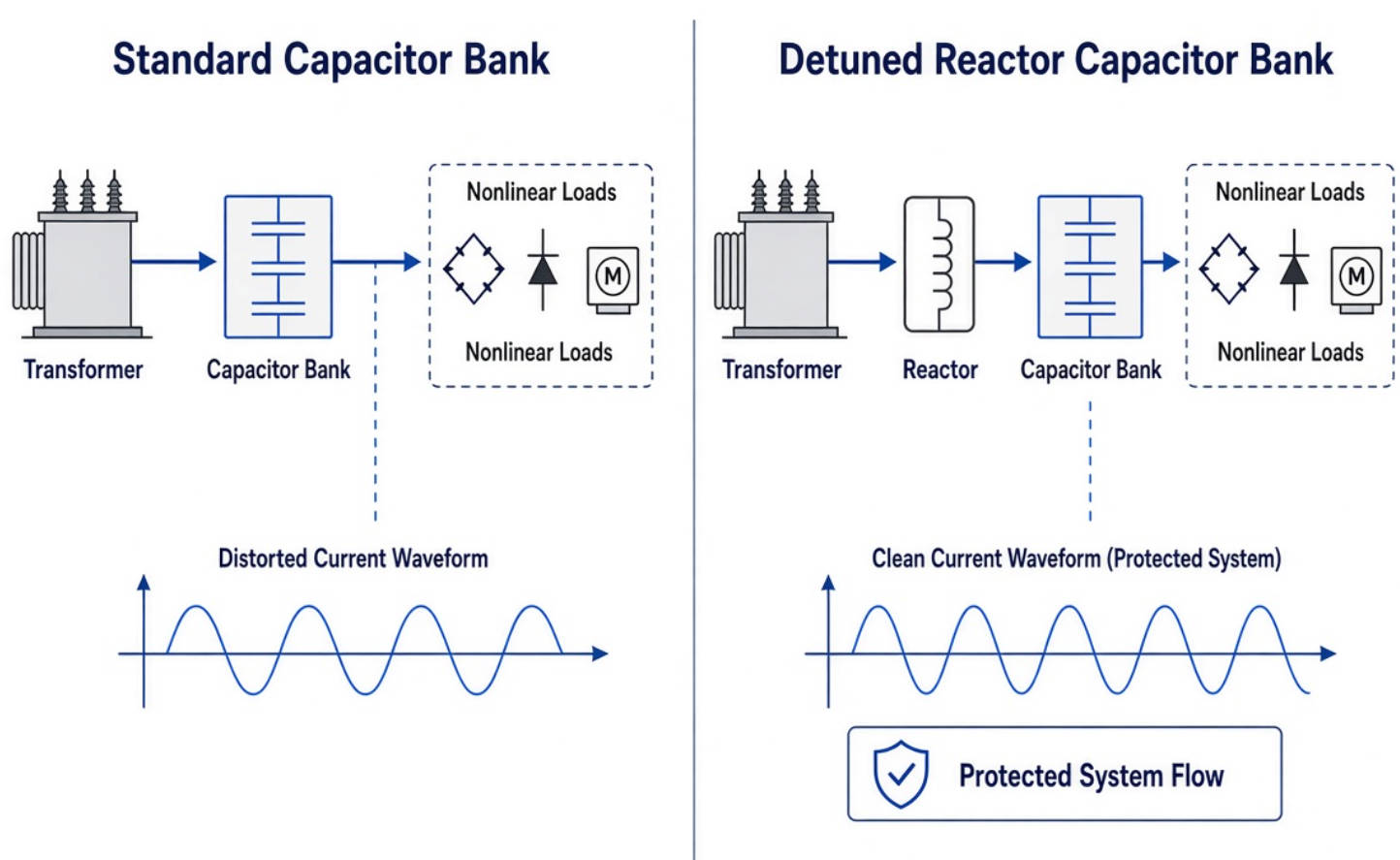 Harmonic Risk And Detuned Reactor Diagram Harmonic Risk And Detuned Reactor Diagram