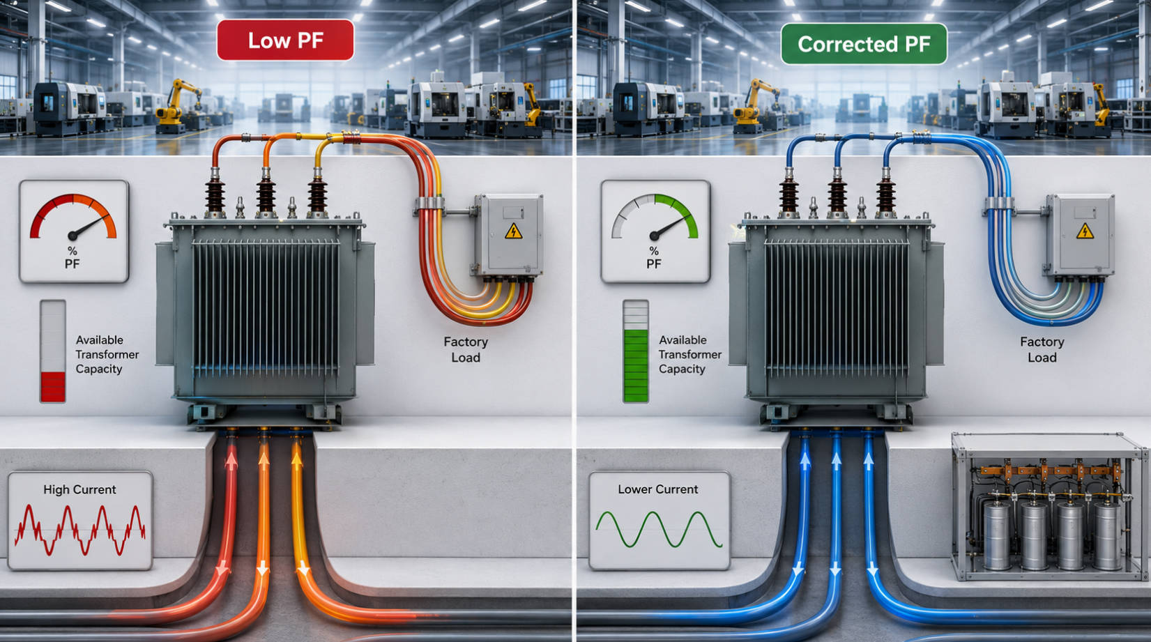 Power Factor And Transformer Capacity Power Factor And Transformer Capacity