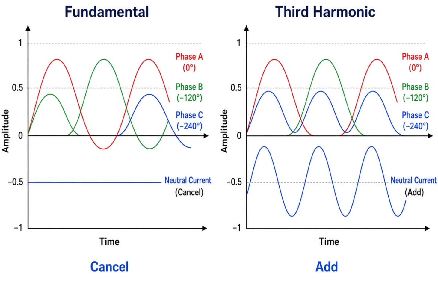 How Triplen Harmonics Add in the Neutral How Triplen Harmonics Add in the Neutral