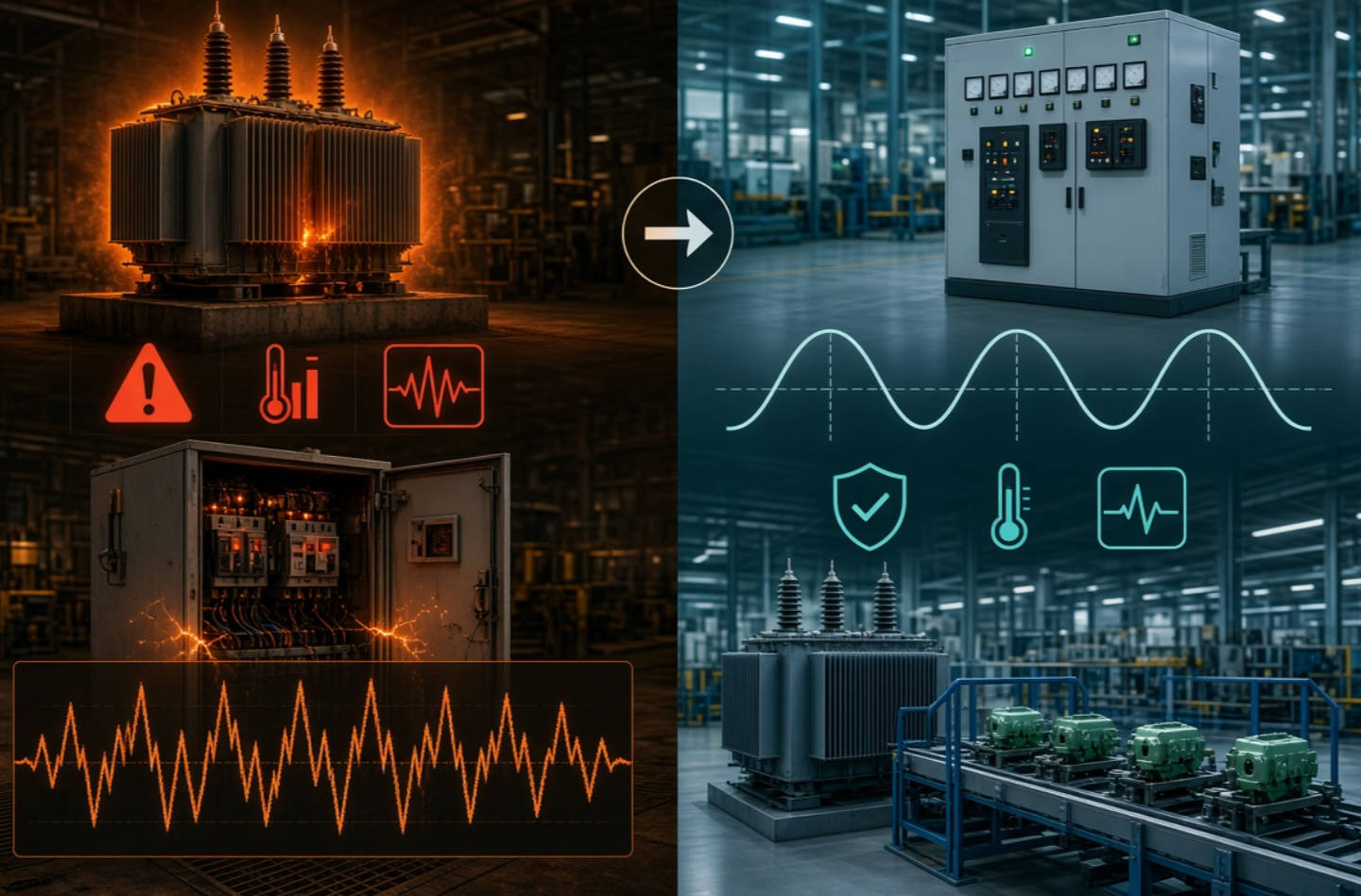 Before And After Power Quality Improvement Before And After Power Quality Improvement
