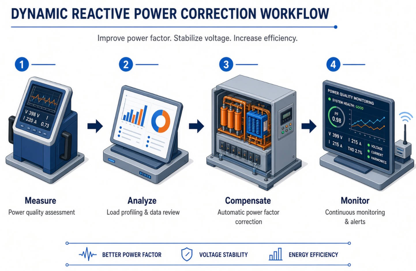 Dynamic Power Factor Correction Workflow Dynamic Power Factor Correction Workflow