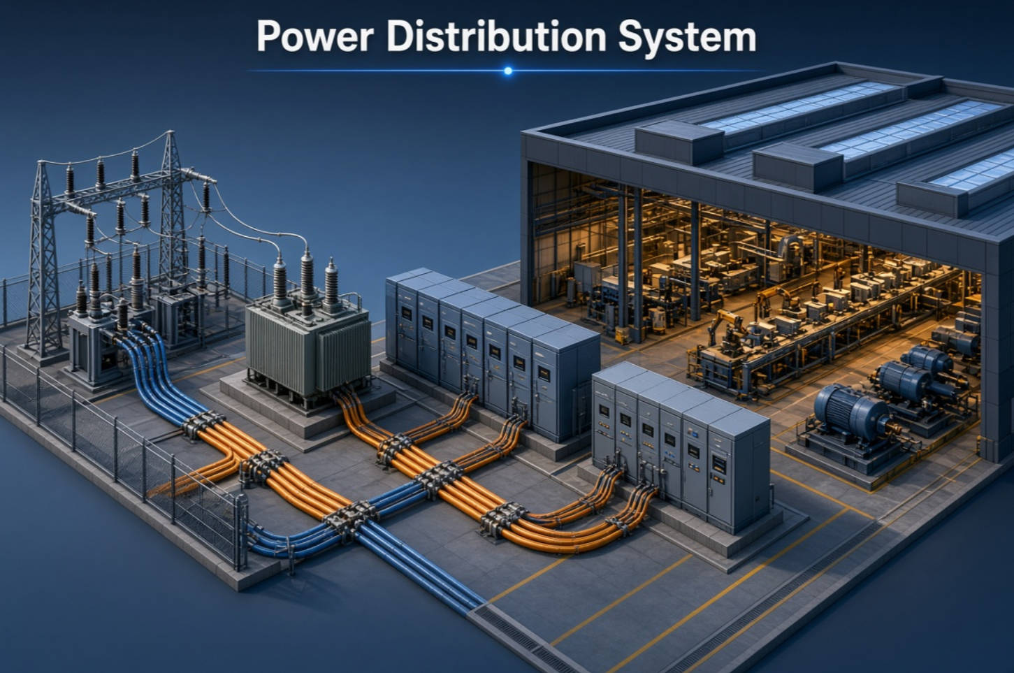 Industrial Power Distribution System Overview