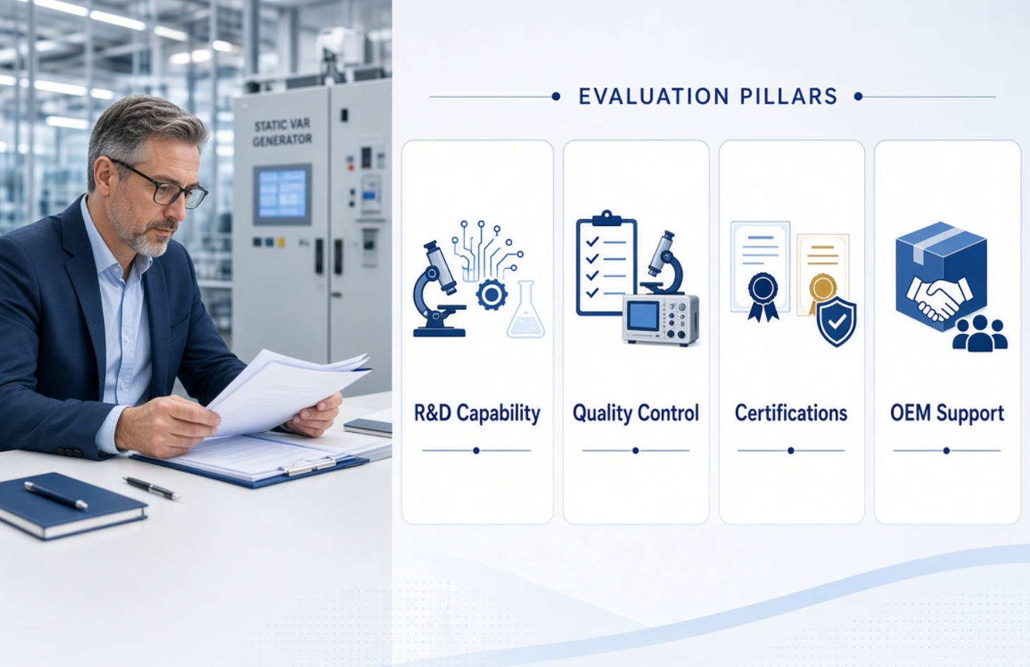 Static VAR Generator Supplier Evaluation