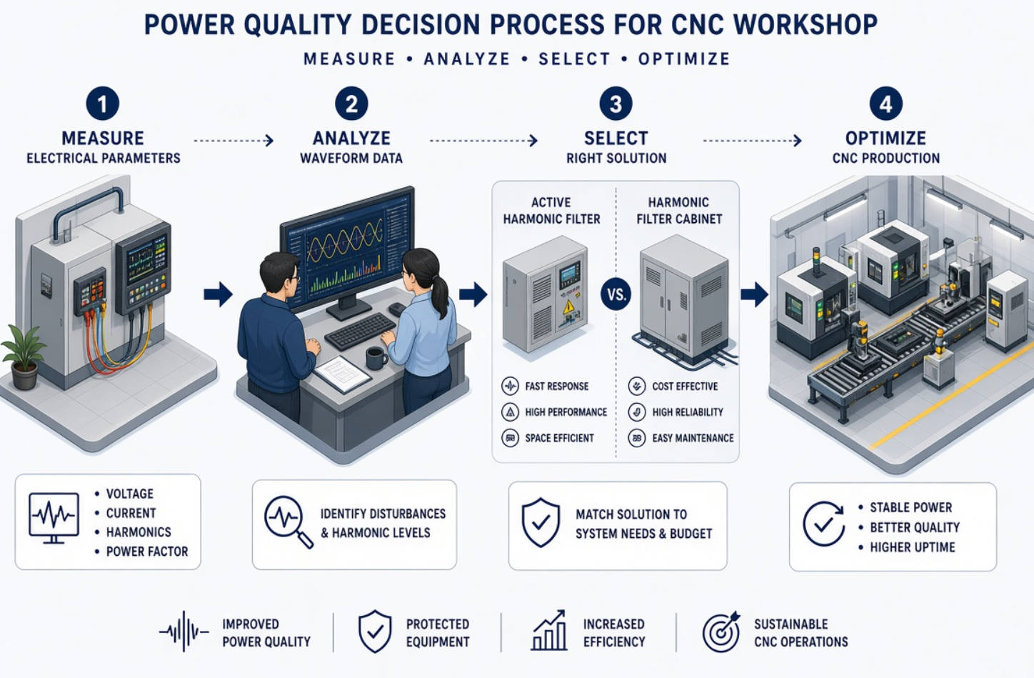 CNC Harmonic Mitigation Selection Process