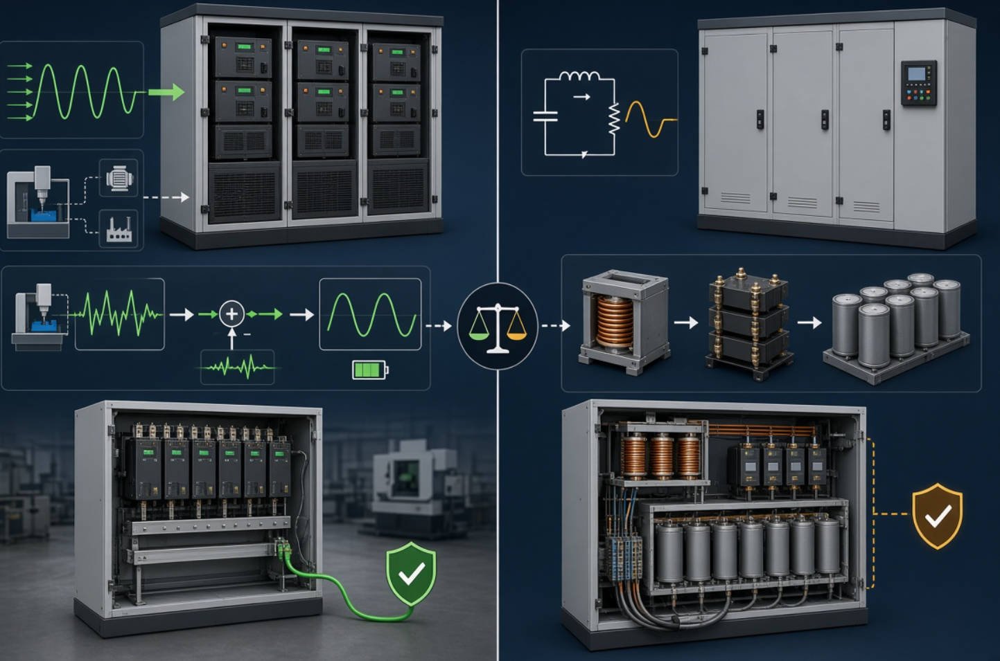 Active Harmonic Filter And Harmonic Filter Cabinet Comparison