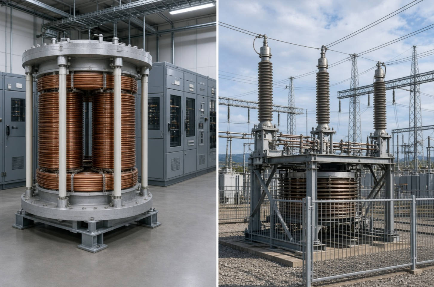 Dry Type Reactor And High Voltage Reactor Comparison.jpg