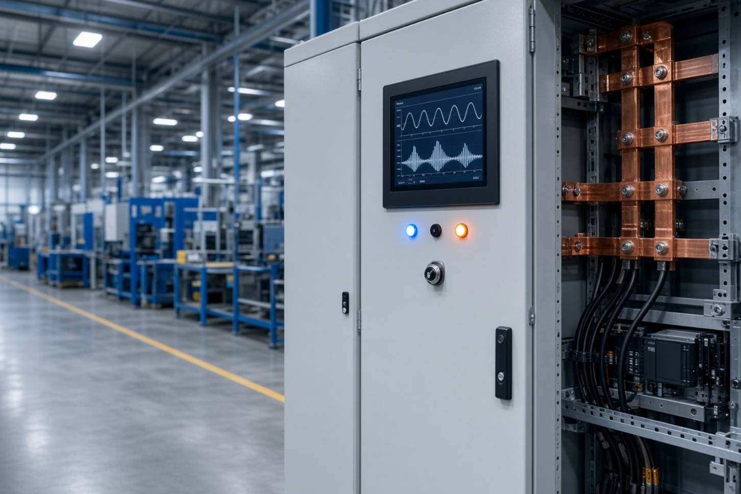 Active Harmonic Filter Industrial Control Panel