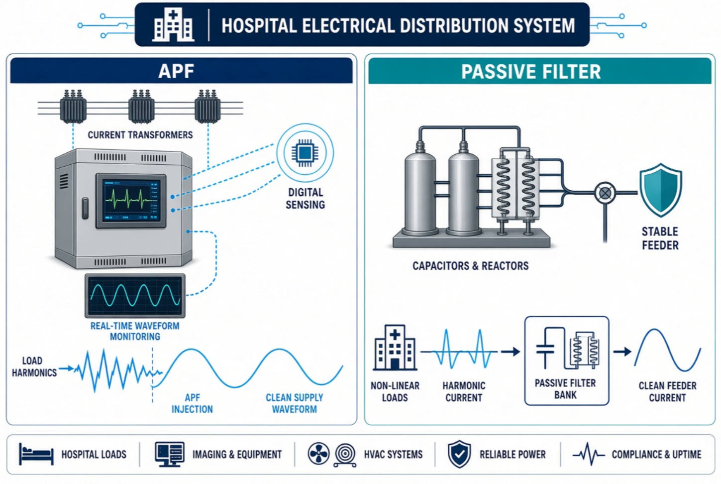 Active Power Filter And Passive Filter Comparison