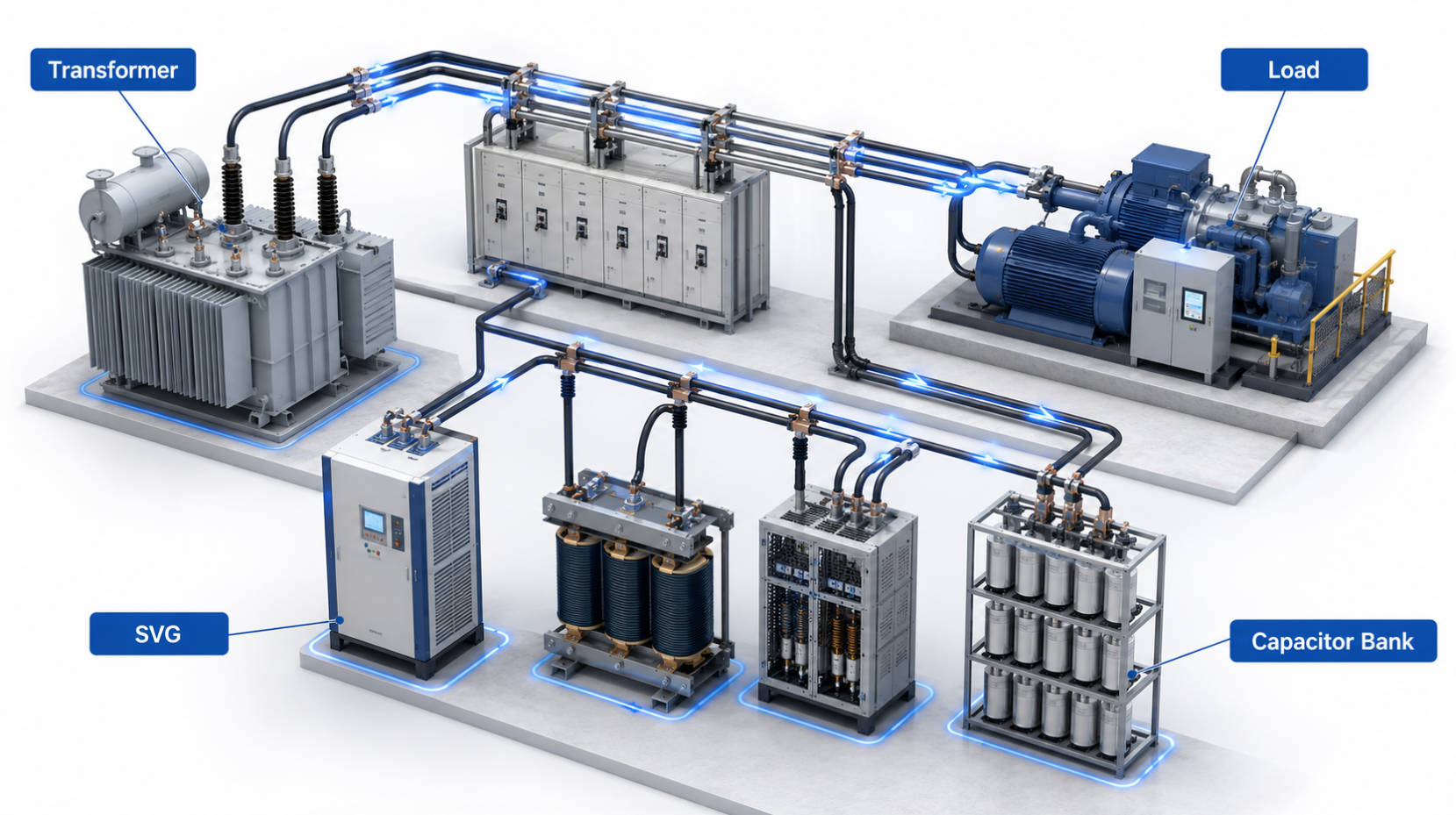 Reactive Power Compensation System Diagram1